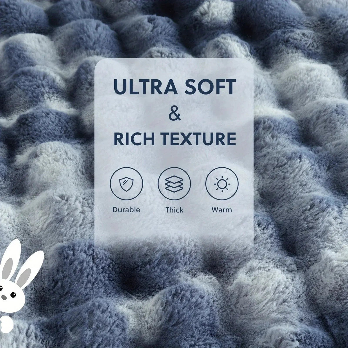 Slumblr® Cozy Faux Rabbit Fleece Throw Blanket — photo 23