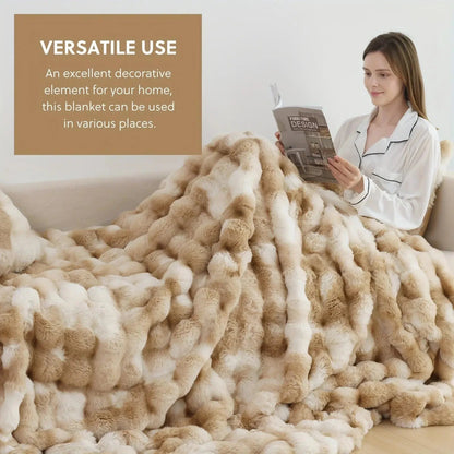 Slumblr® Cozy Faux Rabbit Fleece Throw Blanket — photo 11
