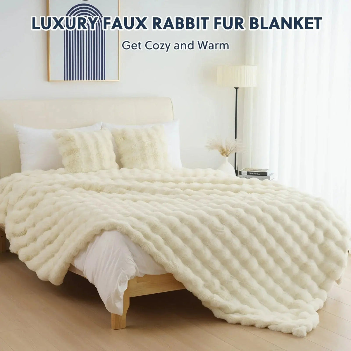 Slumblr® Cozy Faux Rabbit Fleece Throw Blanket — photo 13