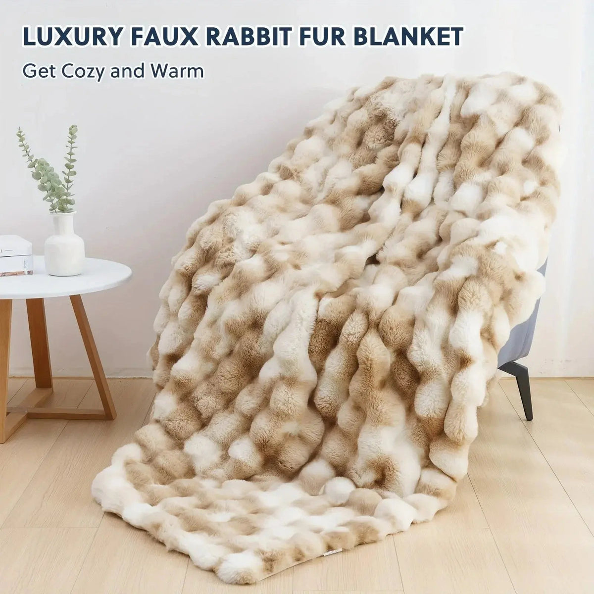 Slumblr® Cozy Faux Rabbit Fleece Throw Blanket — photo 12