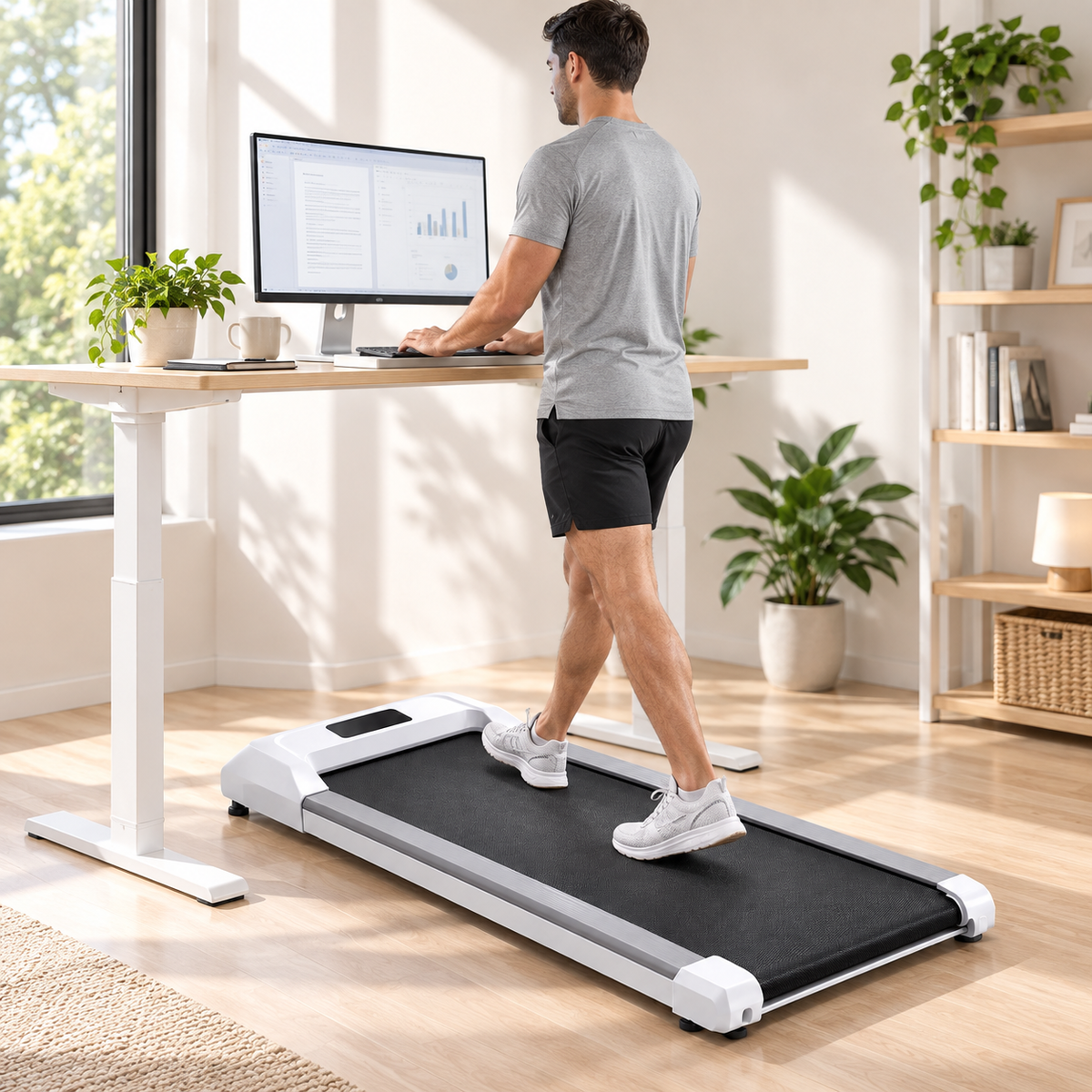 Under Desk Treadmill for Standing Desks - Portable & Foldable — photo 5