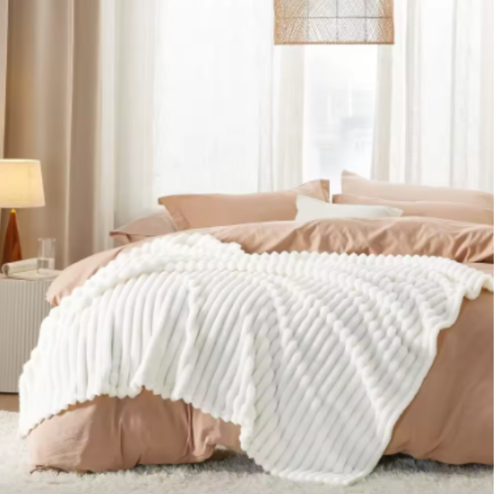 Throw On Blanket | Ultra-Soft Fleece Sofa Blanket — photo 4