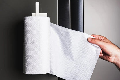 Wall-Mounted Iron Paper Towel Holder - Space-Saving Design — photo 11
