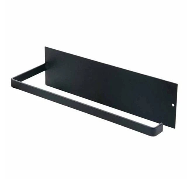 Wall-Mounted Iron Paper Towel Holder - Space-Saving Design — photo 12