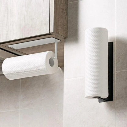 Wall-Mounted Iron Paper Towel Holder - Space-Saving Design — photo 4