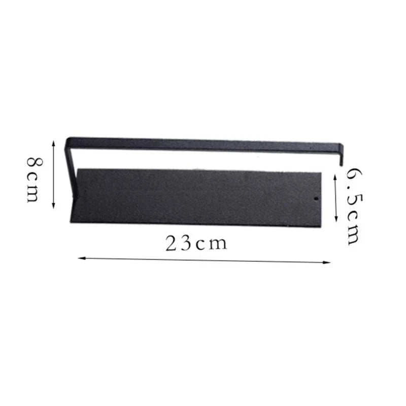 Wall-Mounted Iron Paper Towel Holder - Space-Saving Design — photo 6