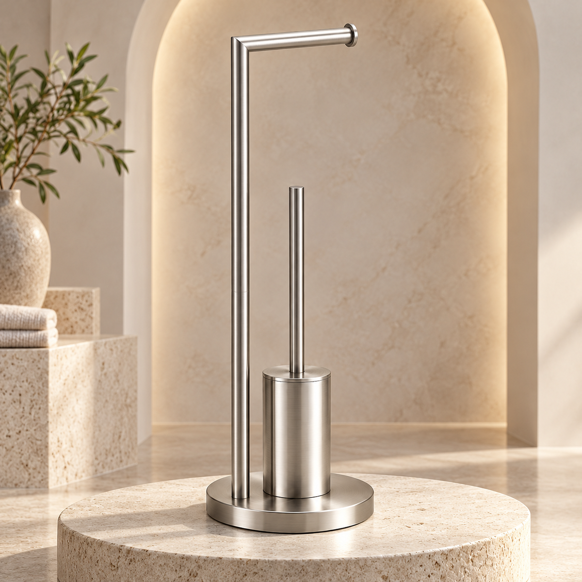 Wall Mounted Toilet Paper Holder Modern Design Bathroom — photo 1