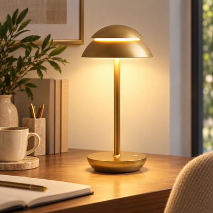 Warm Table Lamp Rechargeable Modern Design — photo 9