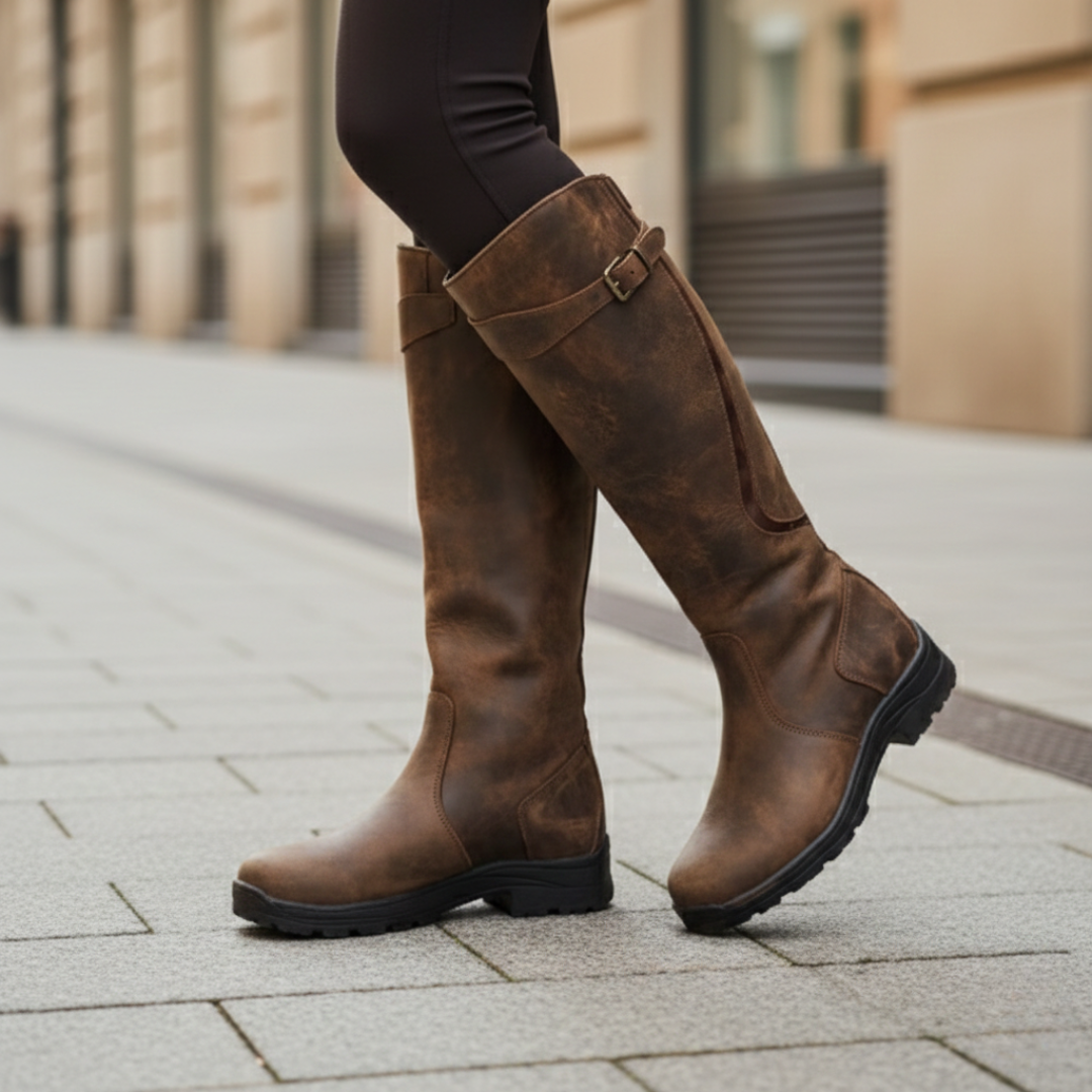 Nordspur | Waterproof Knee High Boots with Adjustable Buckle Strap — photo 2