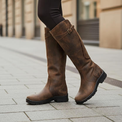 Nordspur | Waterproof Knee High Boots with Adjustable Buckle Strap — photo 2
