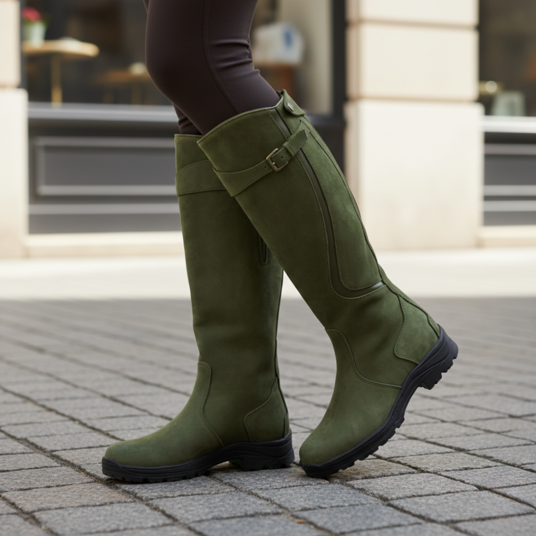 Nordspur | Waterproof Knee High Boots with Adjustable Buckle Strap — photo 4
