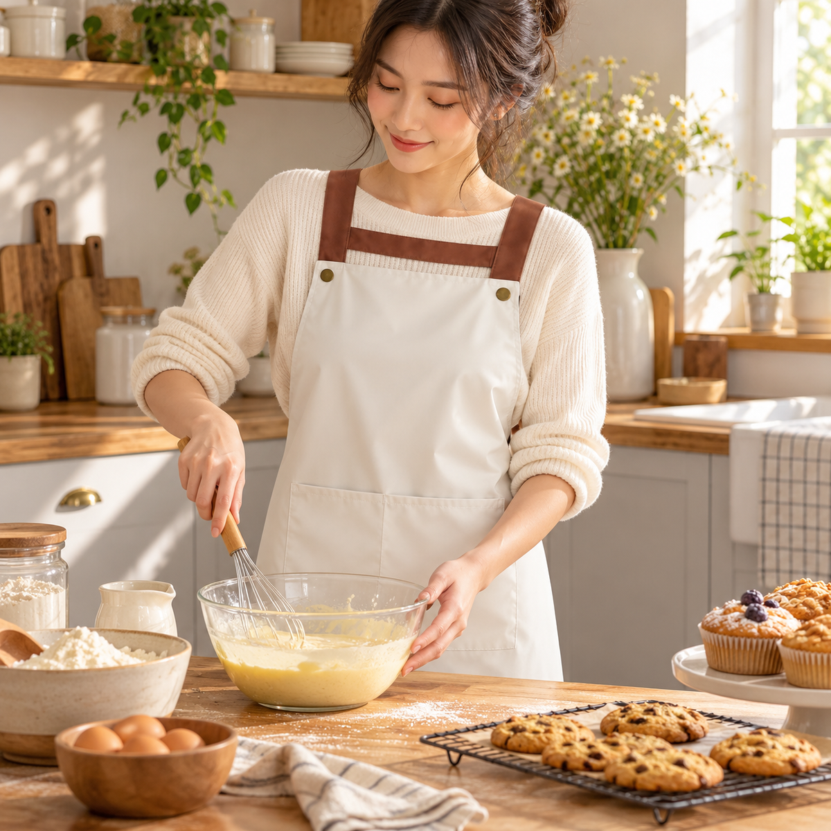 Waterproof Apron Cooking Durable Kitchen Apron — photo 7