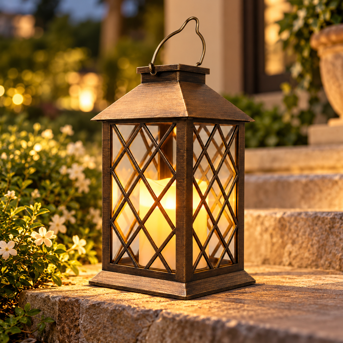 Weatherproof Garden Hanging Lantern Outdoor Decor — photo 1