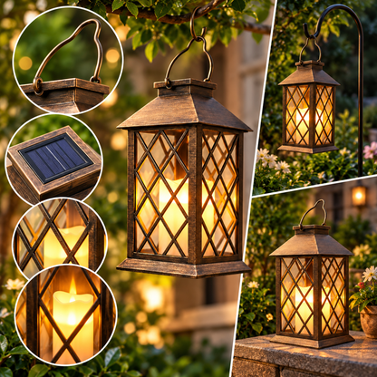 Weatherproof Garden Hanging Lantern Outdoor Decor — photo 4