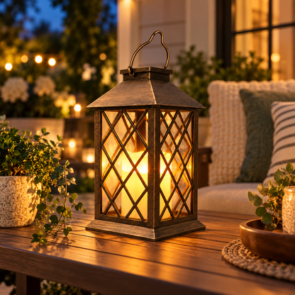 Weatherproof Garden Hanging Lantern Outdoor Decor — photo 2