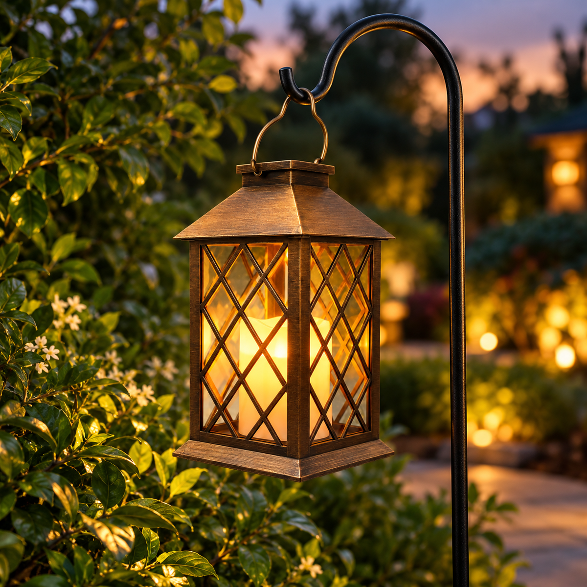 Weatherproof Garden Hanging Lantern Outdoor Decor — photo 5
