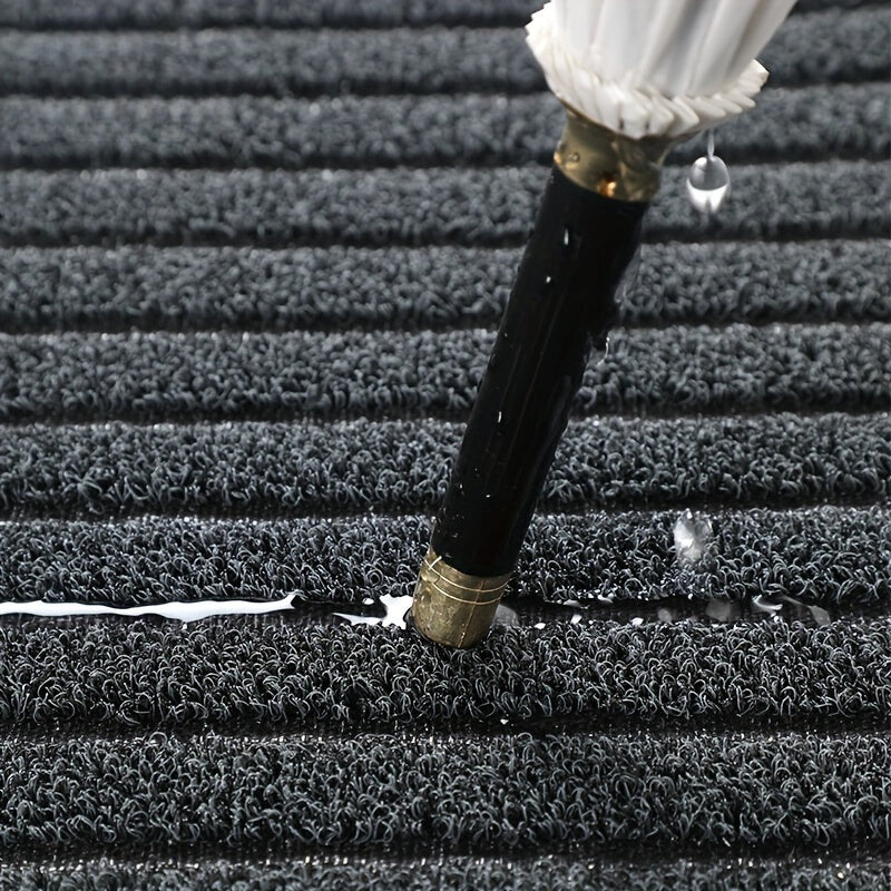 Weatherproof Outdoor Doormat with Non-Slip Backing and Dirt-Trapping Woven Surface — photo 4