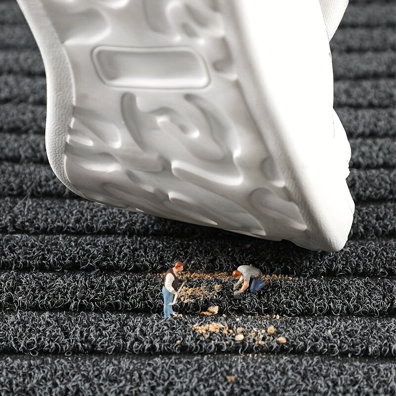 Weatherproof Outdoor Doormat with Non-Slip Backing and Dirt-Trapping Woven Surface — photo 5