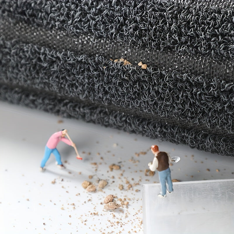 Weatherproof Outdoor Doormat with Non-Slip Backing and Dirt-Trapping Woven Surface — photo 7