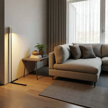 Nordic LED Floor Lamp with Remote, Dimmable RGB and Warm White, 142 cm — photo 6