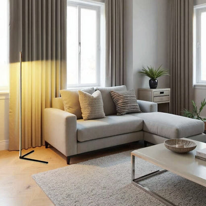 Nordic LED Floor Lamp with Remote, Dimmable RGB and Warm White, 142 cm — photo 10
