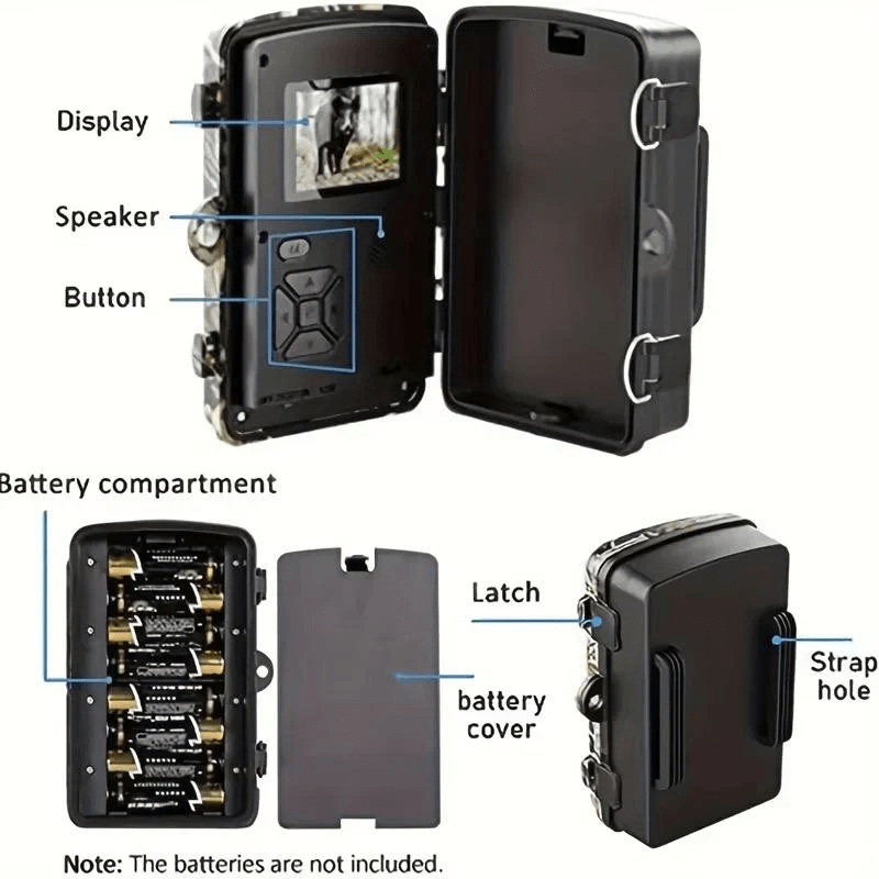 1080P Night Vision Hunting Camera with Motion Triggered Recording for Wildlife Monitoring Outdoors — photo 6