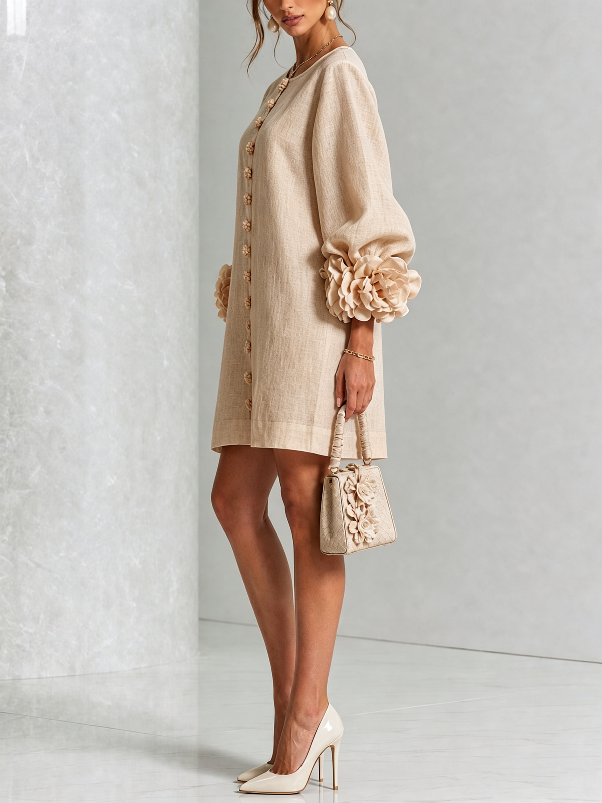Sculptural Shift Dress — photo 24