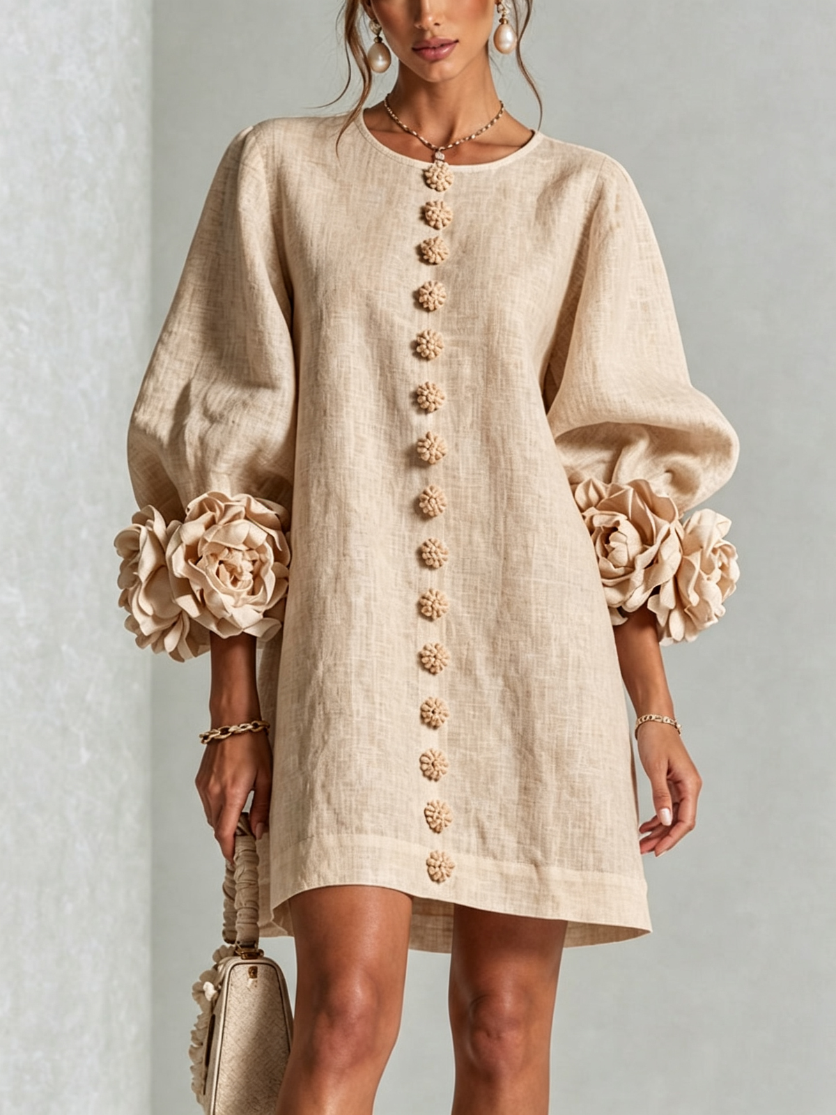 Sculptural Shift Dress — photo 23
