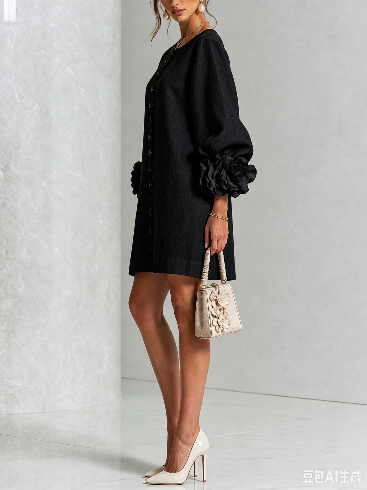 Sculptural Shift Dress — photo 16