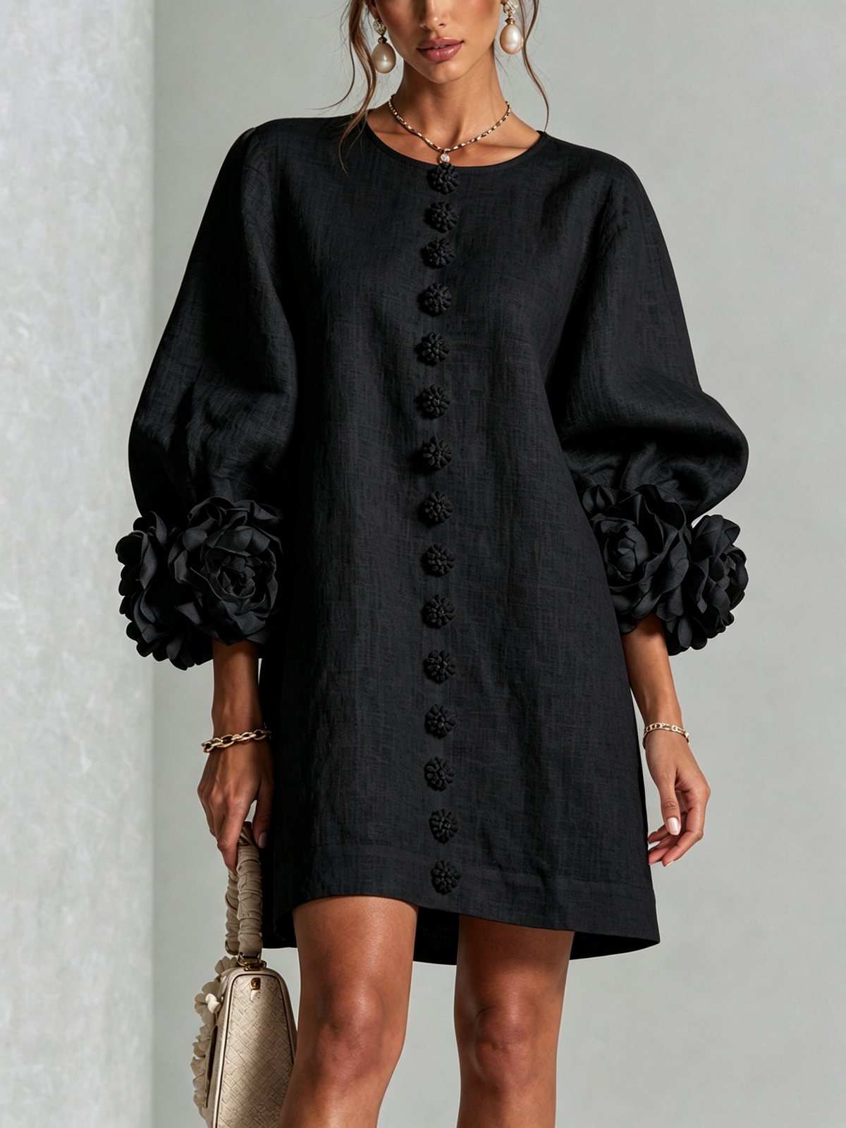 Sculptural Shift Dress — photo 15