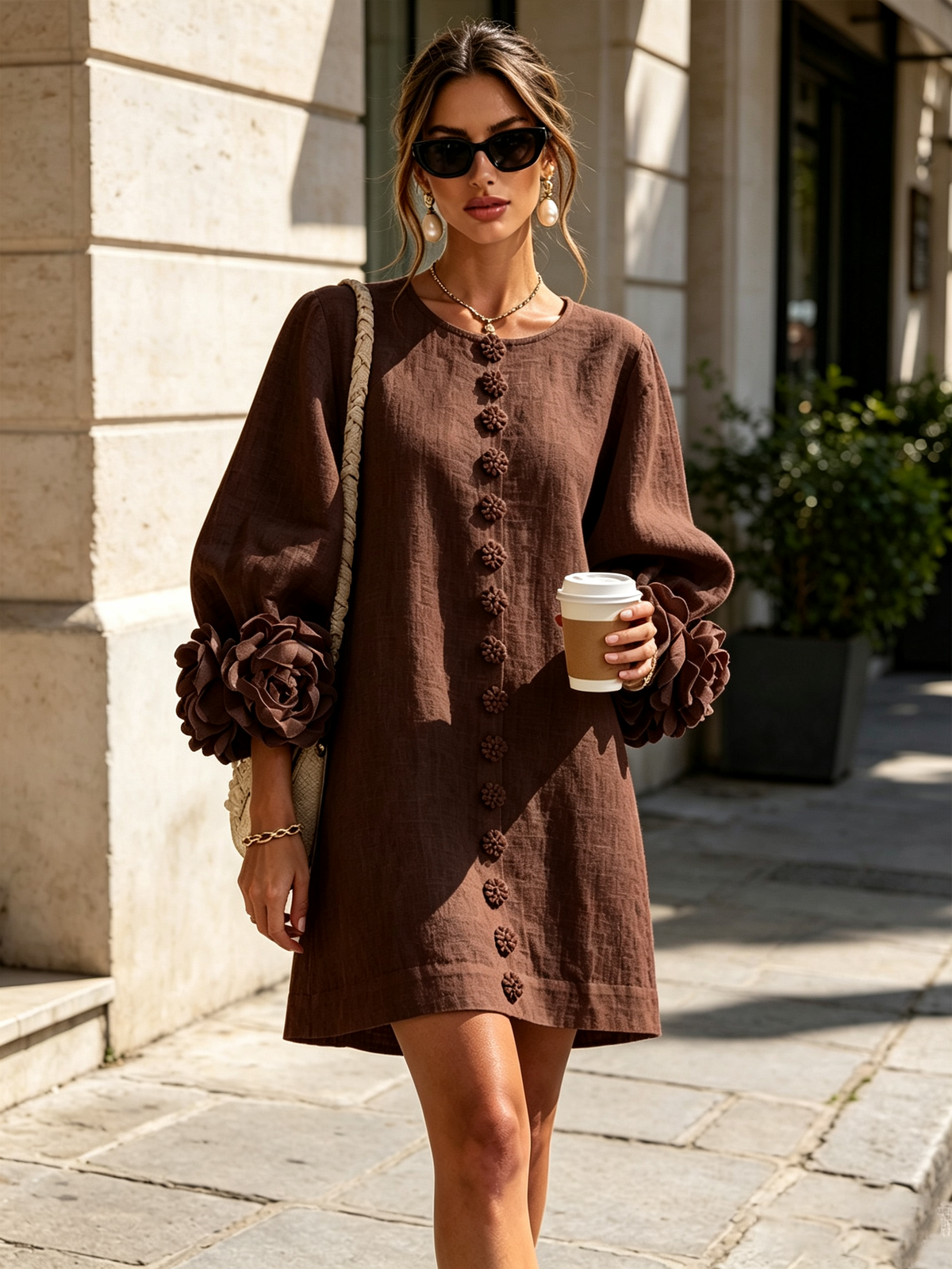 Sculptural Shift Dress — photo 30