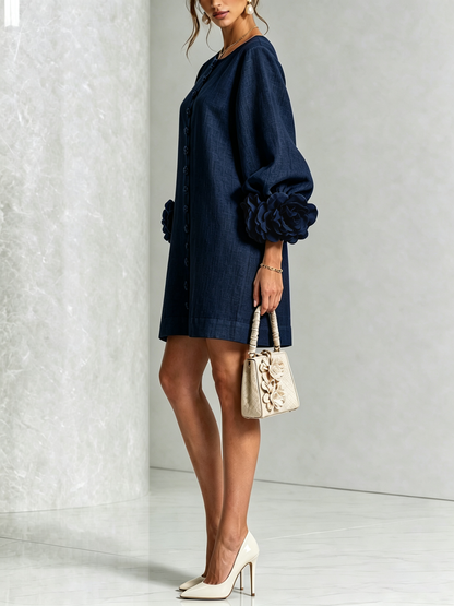 Sculptural Shift Dress — photo 12