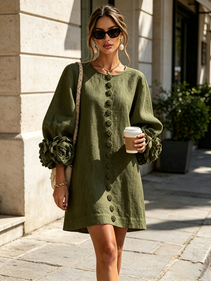 Sculptural Shift Dress — photo 10