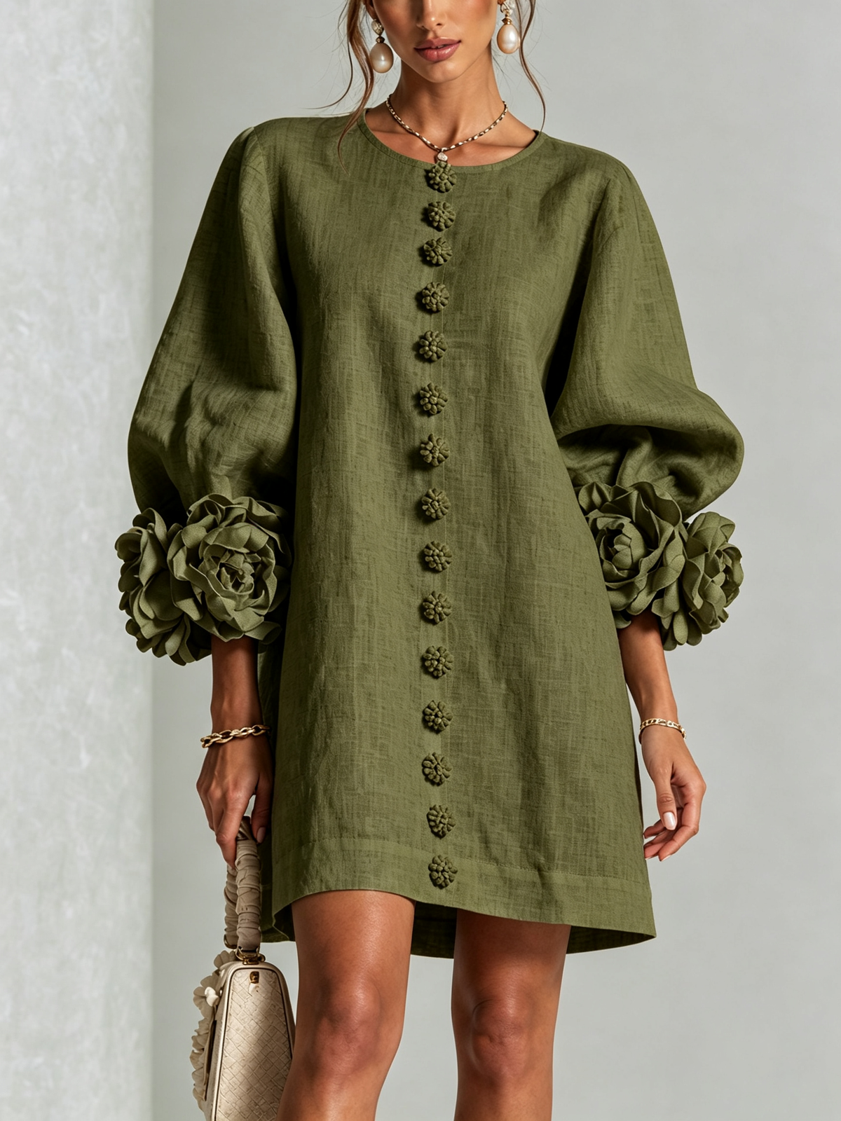 Sculptural Shift Dress — photo 7