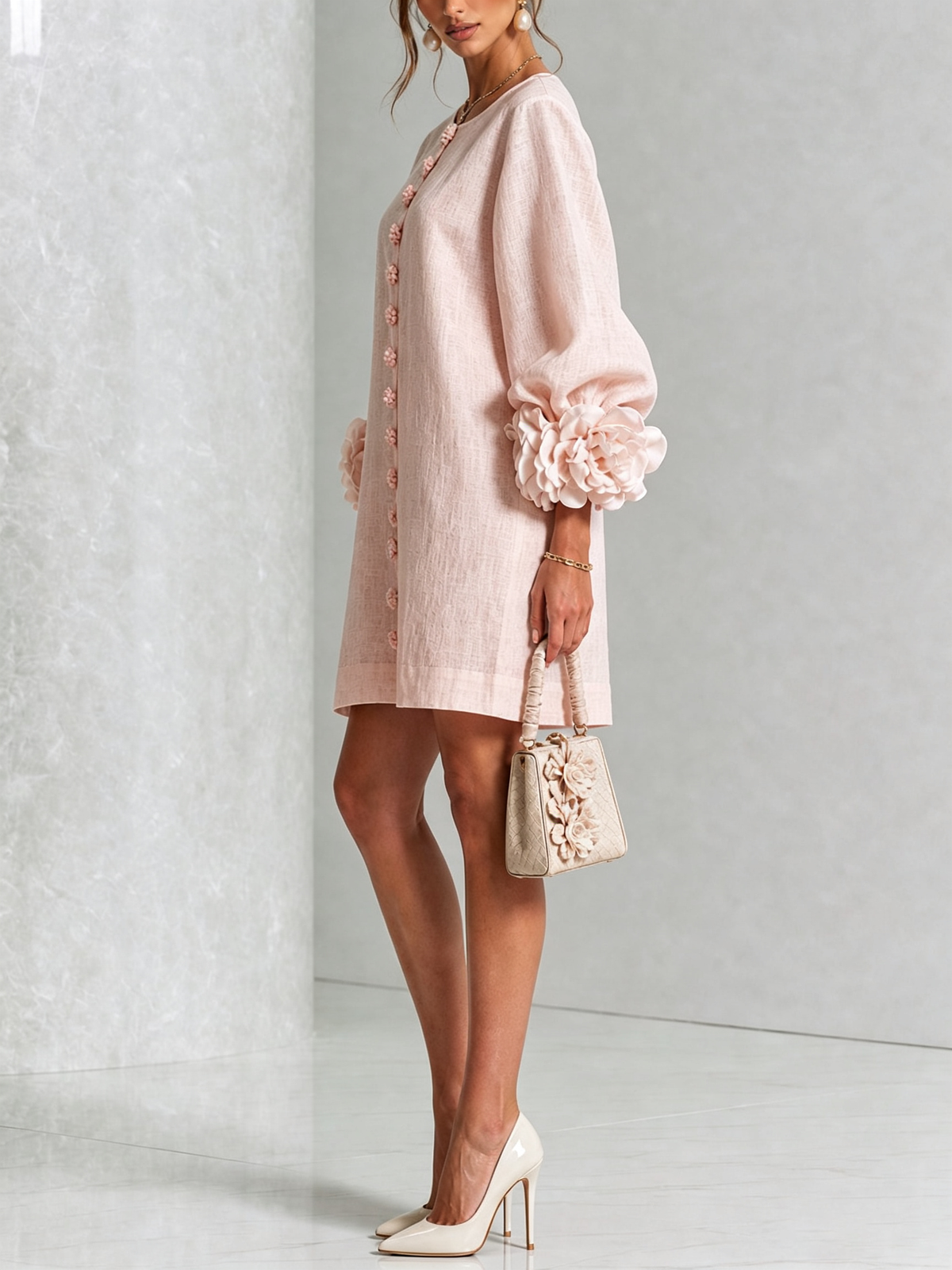 Sculptural Shift Dress — photo 20