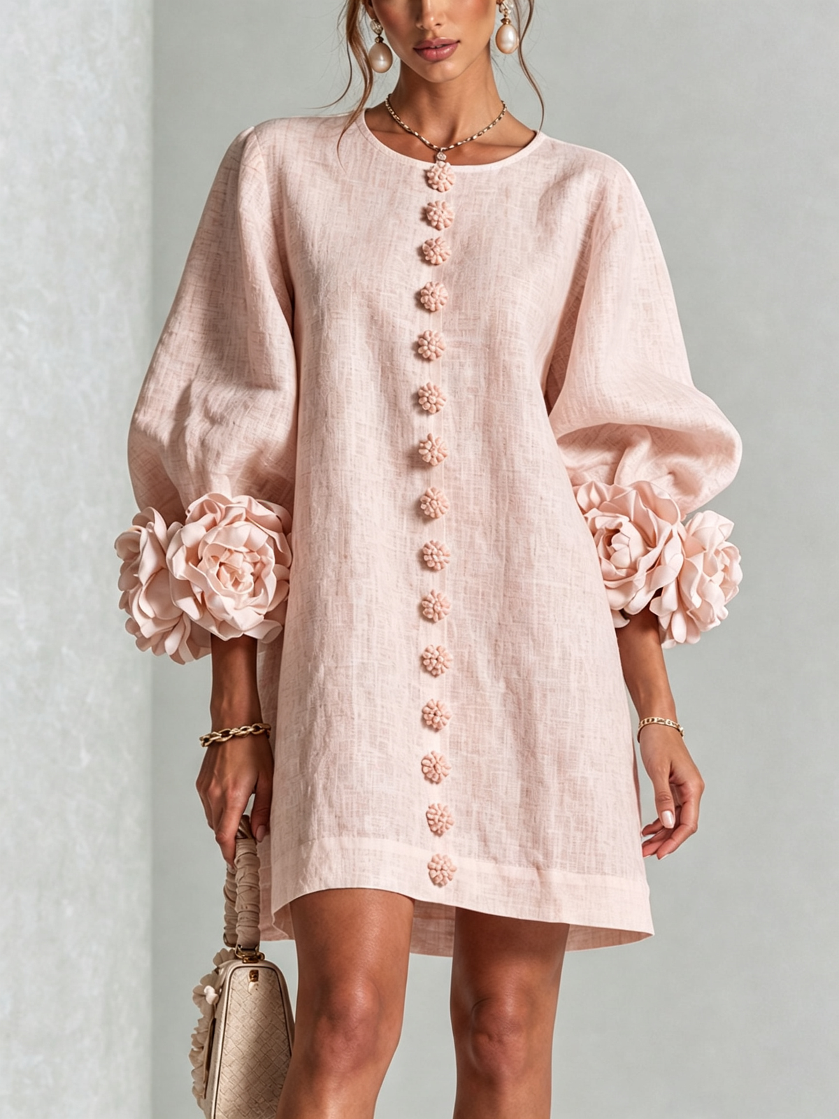 Sculptural Shift Dress — photo 19