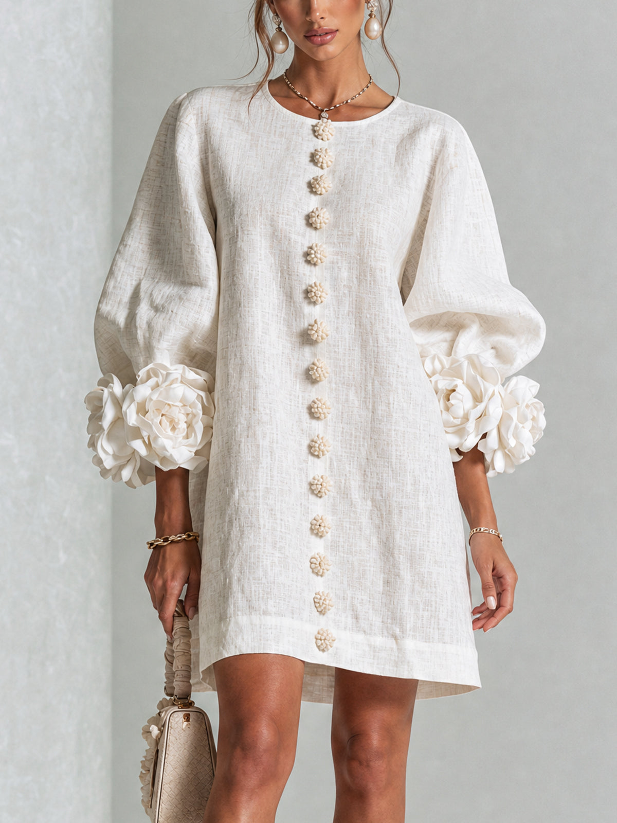Sculptural Shift Dress — photo 1