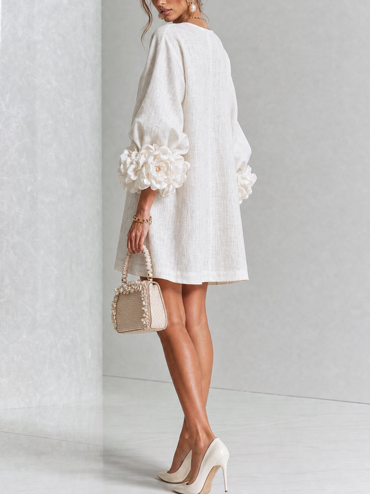 Sculptural Shift Dress — photo 3