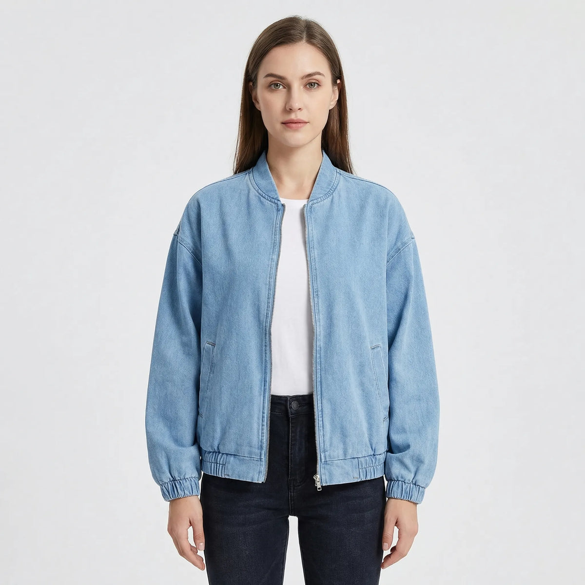Carmen Zip-Up Bomber Jacket — Effortless Everyday Layer — photo 3