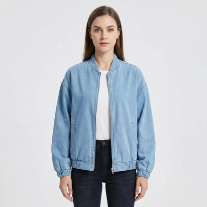 Carmen Zip-Up Bomber Jacket — Effortless Everyday Layer — photo 3