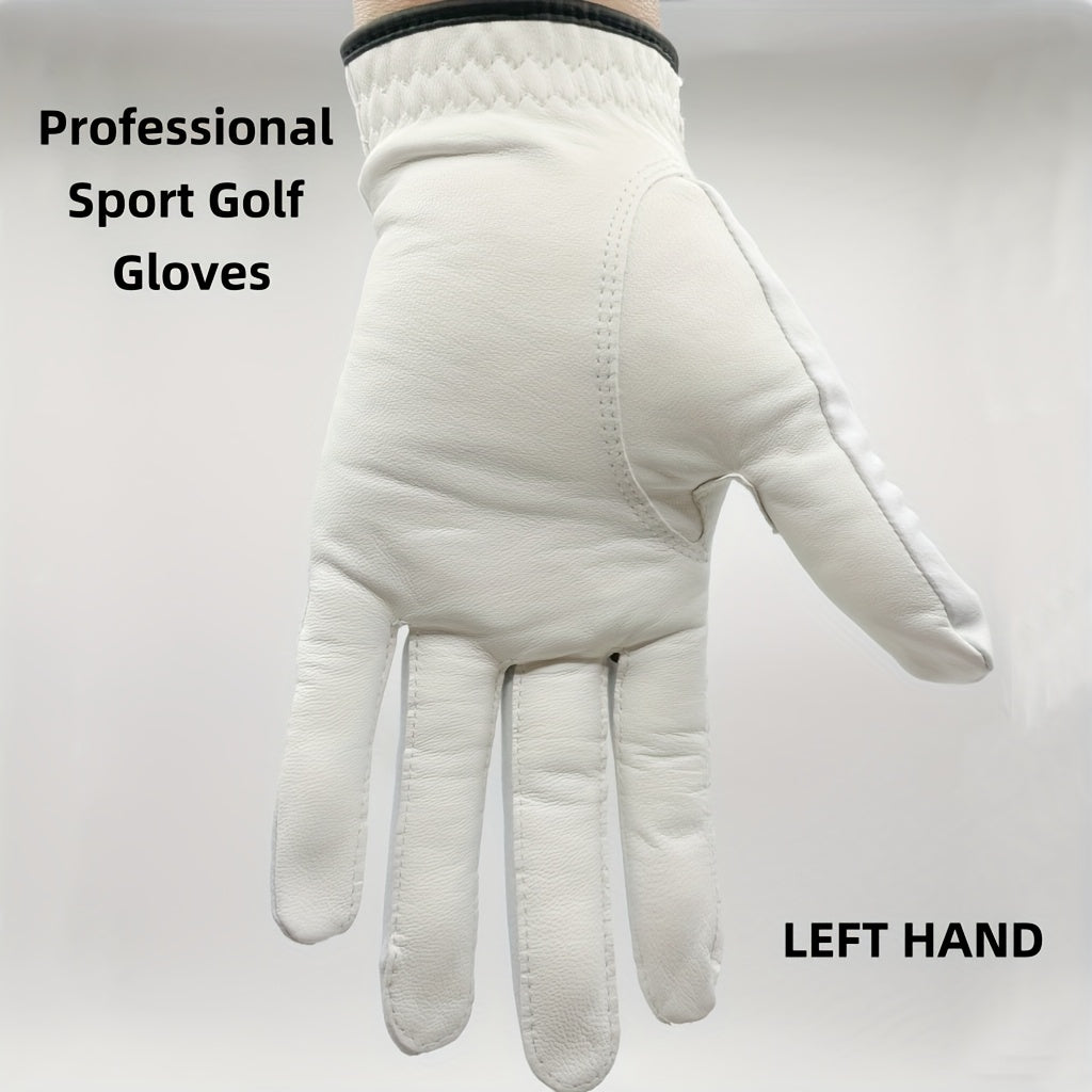 Left Hand Golf Glove in Soft Sheepskin Leather with Anti Slip Grip and Breathable Comfortable Fit — photo 6