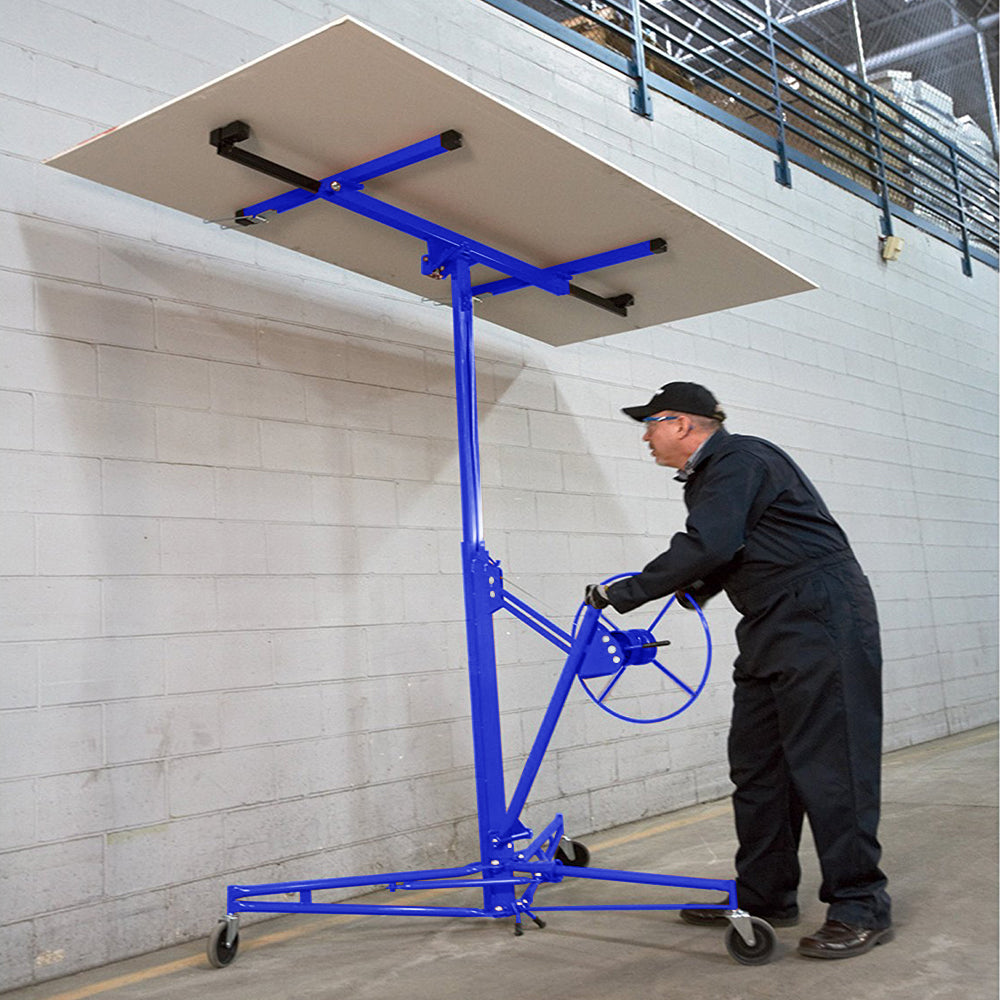 11 Ft Plasterboard Lifter with Rolling Casters Panel Hoist — photo 3
