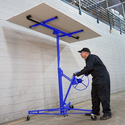 11 Ft Plasterboard Lifter with Rolling Casters Panel Hoist — photo 3