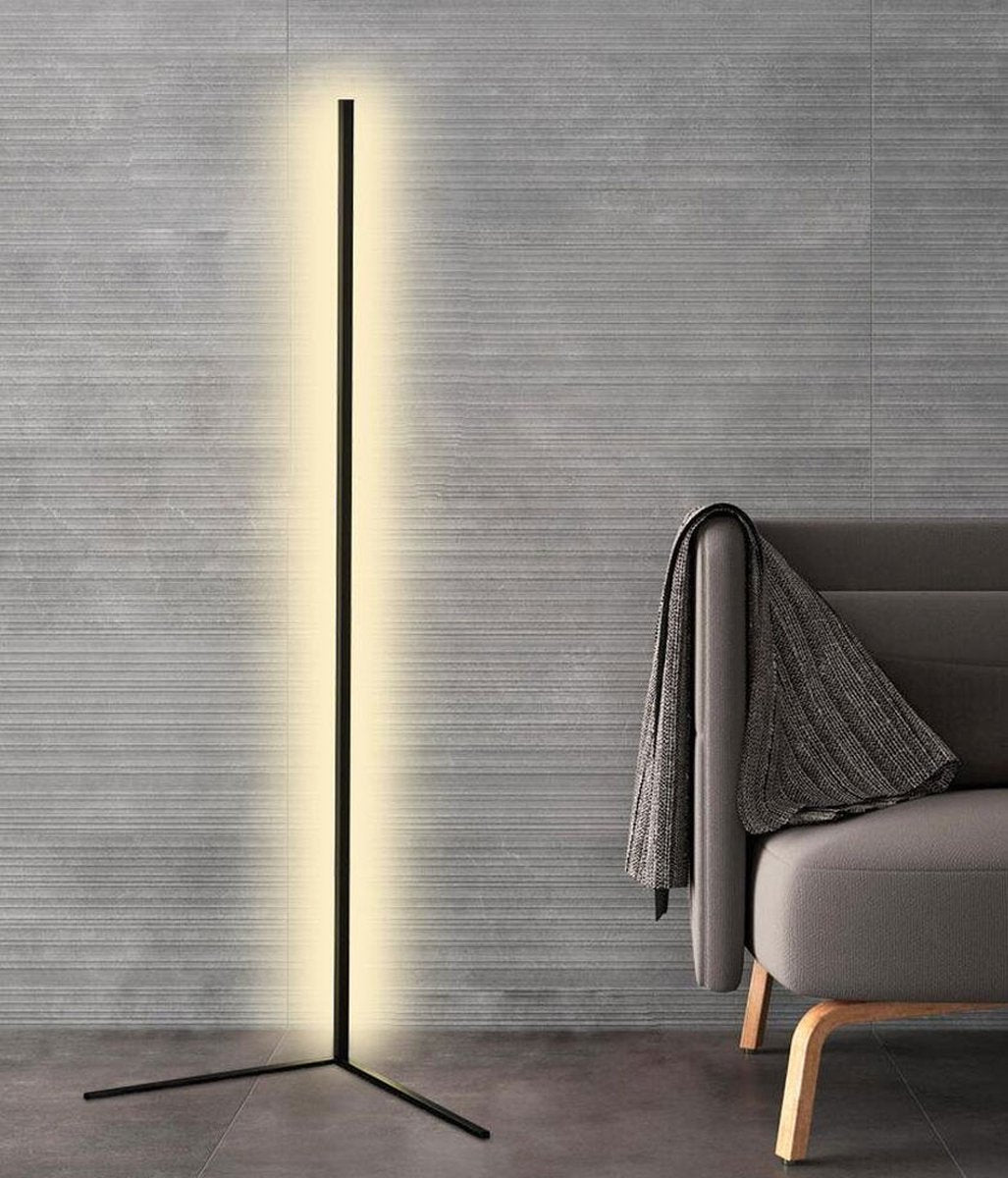 Nordic LED Floor Lamp with Remote, Dimmable RGB and Warm White, 142 cm — photo 8