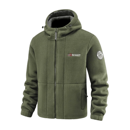 Men's Windproof Hooded Fleece Jacket for Walking & Hiking — photo 31