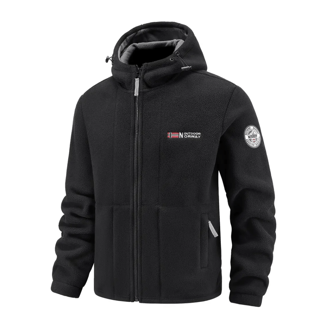 Men's Windproof Hooded Fleece Jacket for Walking & Hiking — photo 15