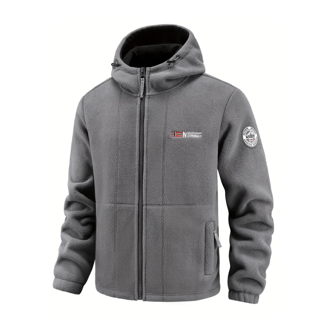 Men's Windproof Hooded Fleece Jacket for Walking & Hiking — photo 34