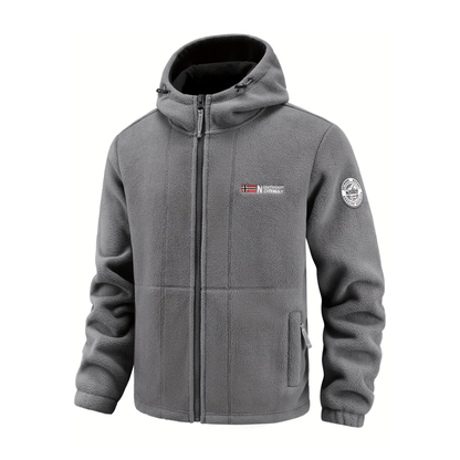 Men's Windproof Hooded Fleece Jacket for Walking & Hiking — photo 34