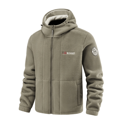 Men's Windproof Hooded Fleece Jacket for Walking & Hiking — photo 23