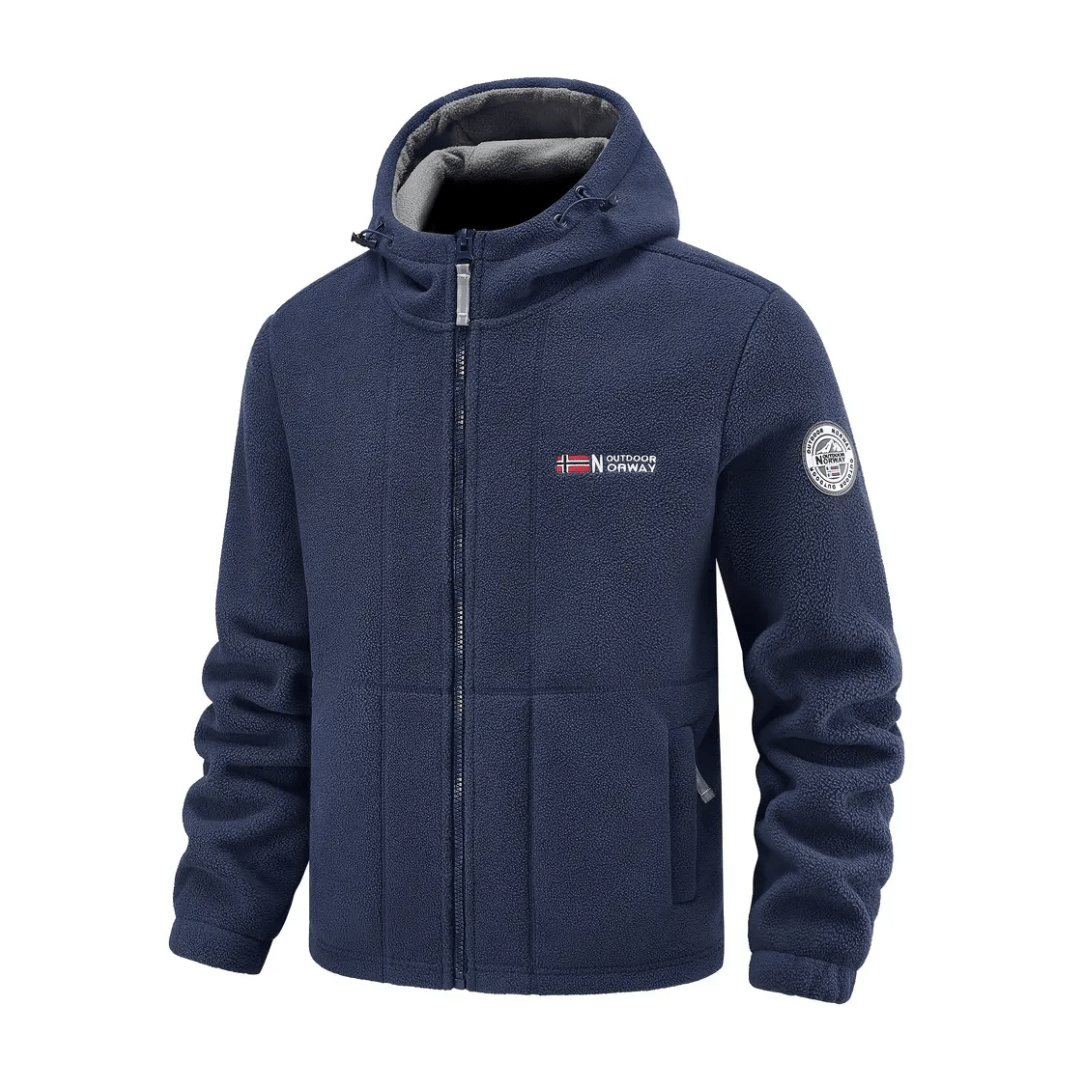 Men's Windproof Hooded Fleece Jacket for Walking & Hiking — photo 26
